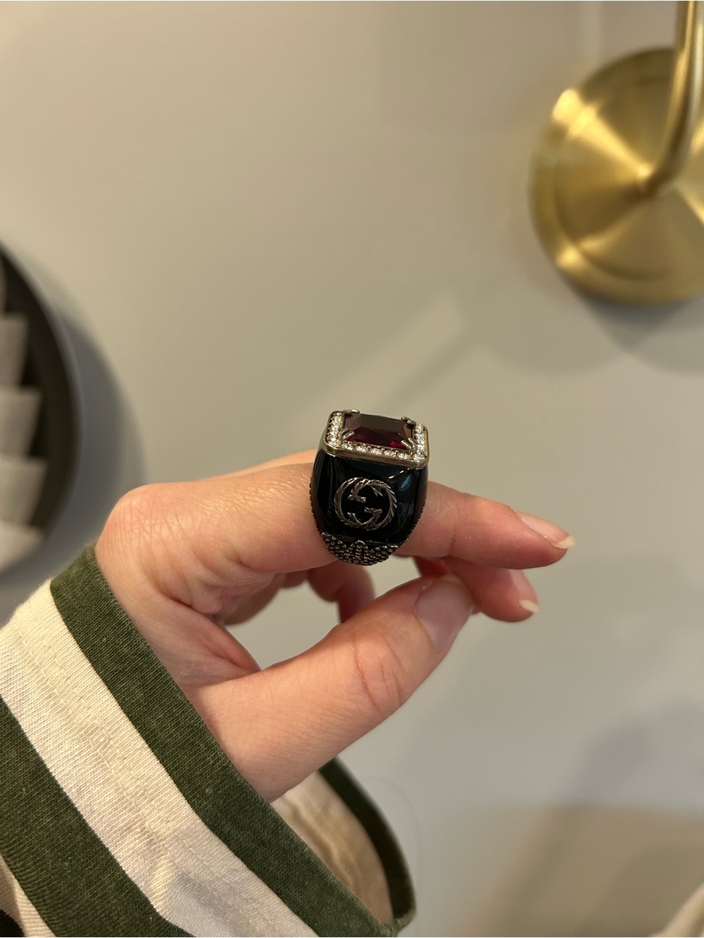 Women's Gucci Statement Ring Size IT 13 US 6.25/6.5